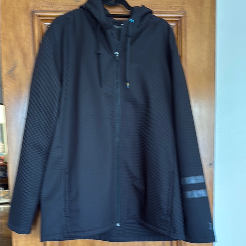 Black Hooded Men's Jacket by Hurley Size XXL